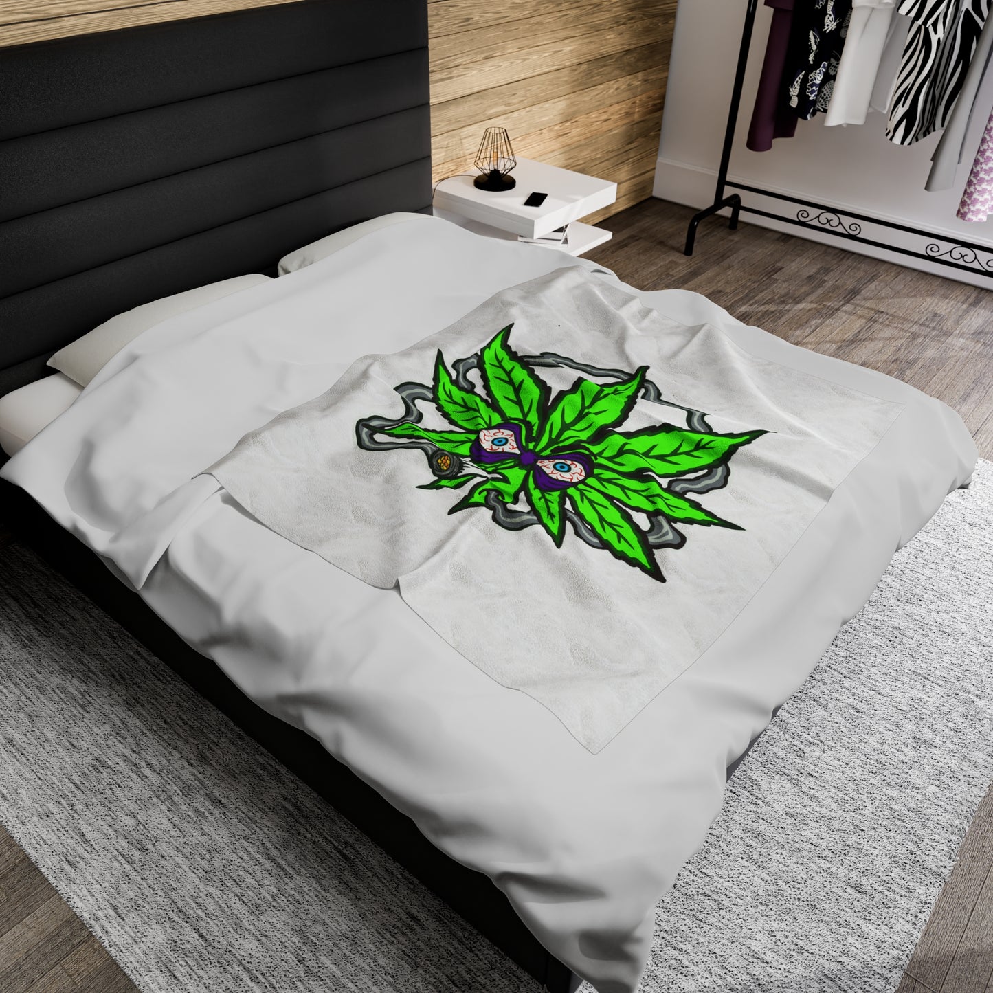 AllLoudApparel Velveteen Plush Blanket